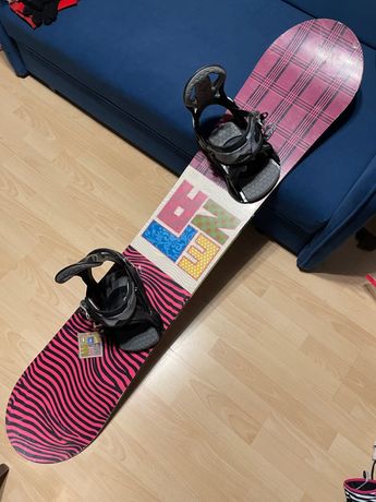 Deska snowboardowa ELAN 150 cm z wiązaniami Xenon