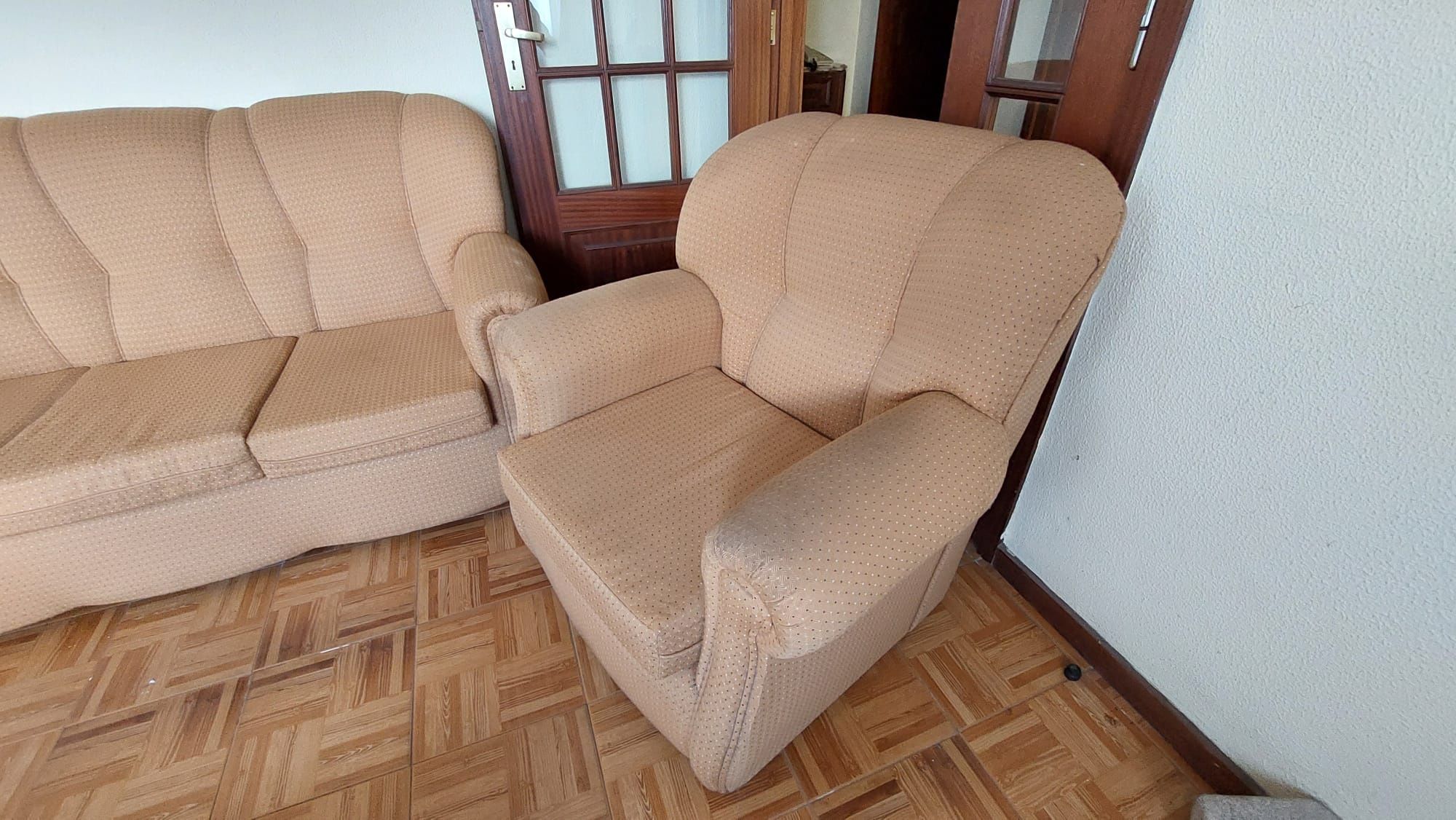 Sofá 3 lugares mais 2 individuais
