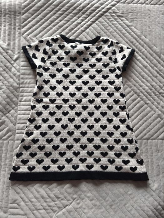 Tunika sweterek w serduszka H&M, rozmiar 104