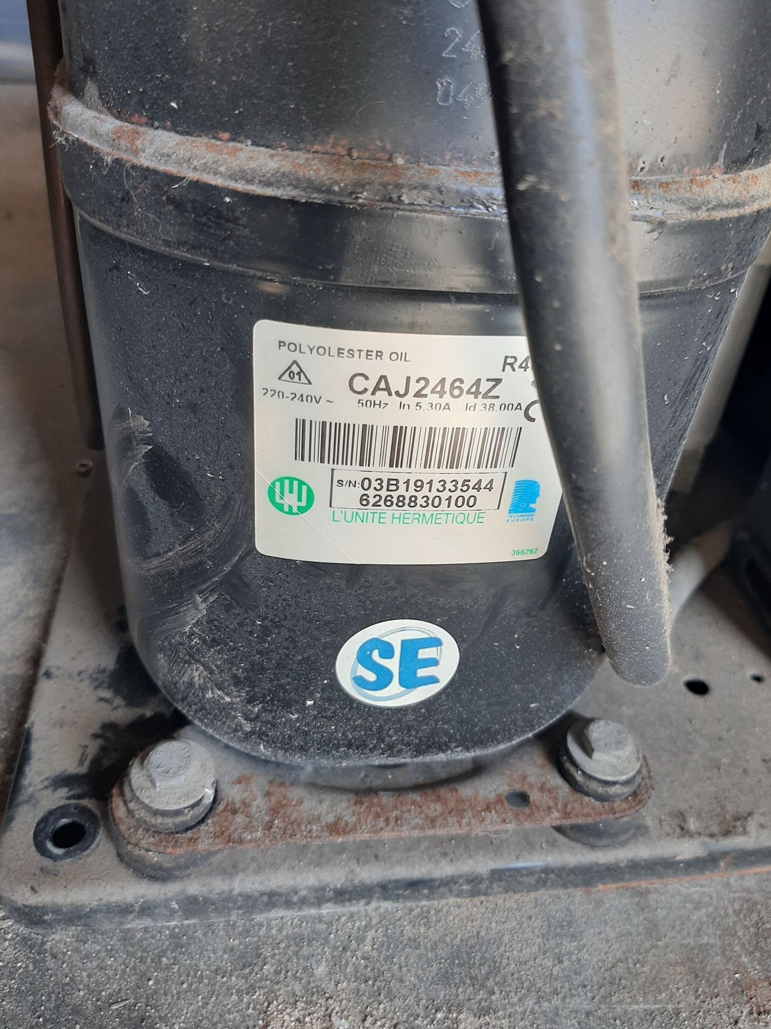 Compressor de 1.5 cv para camara ou vitrine de frio