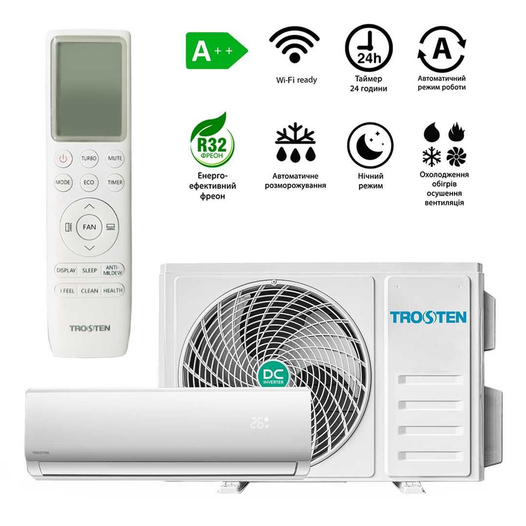 Кондиціонер/тепловий насос TROSTEN PRO Inverter