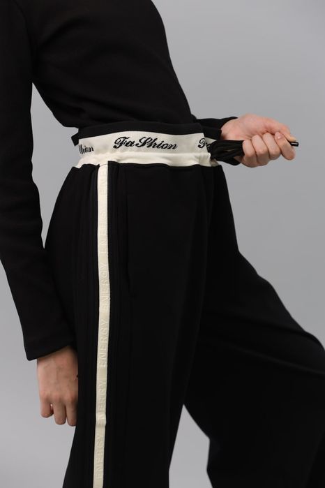 Палаццо з лампасами на флісі! Розміри 128-164! В НАЯВНОСТІ