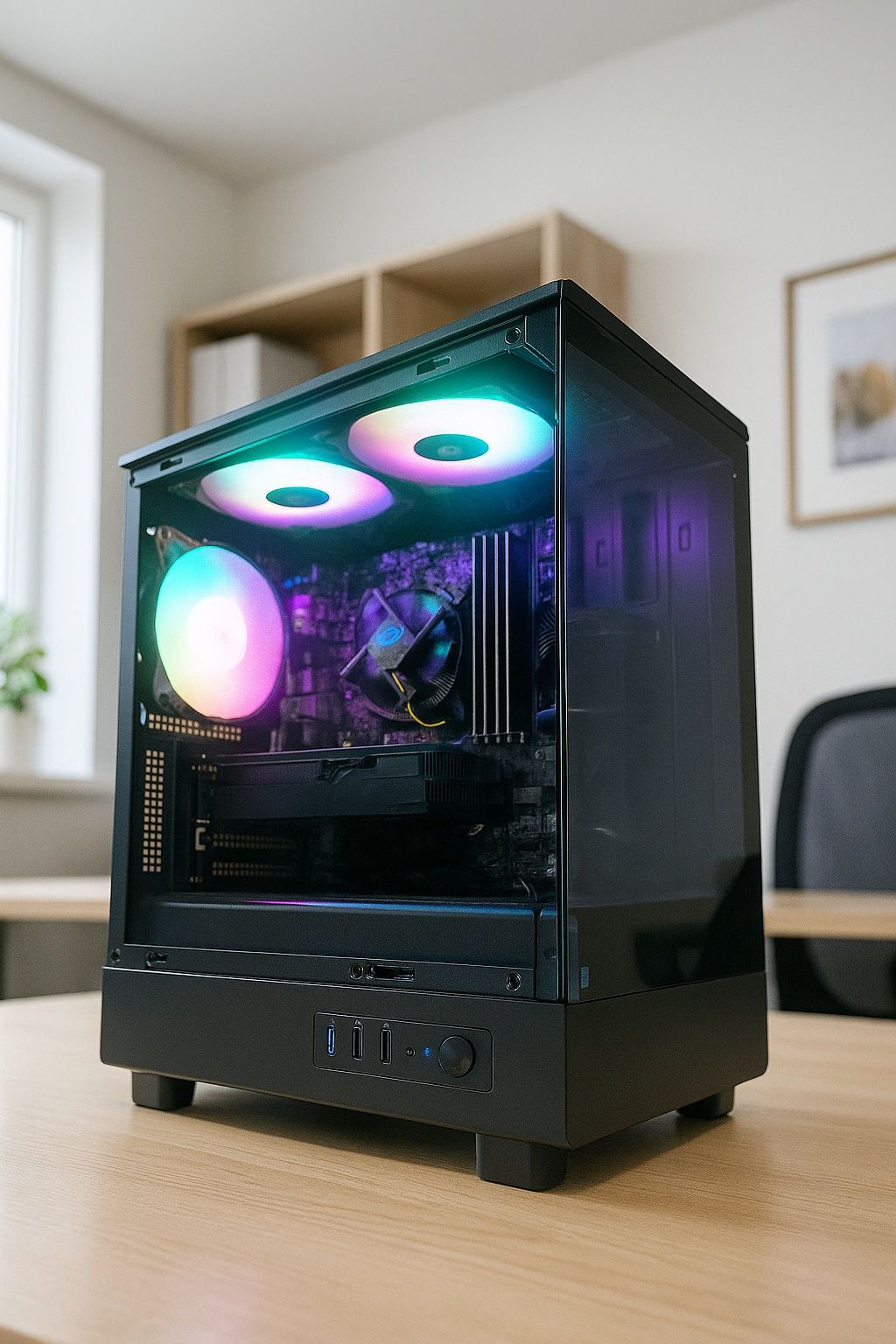 Komputer stacjonarny do gier i pracy_I7_ RX 580 8 GB_SSD_16GB DDR4 FV