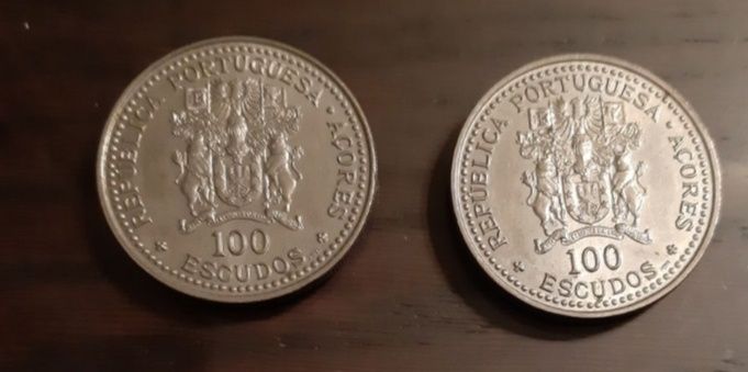 Moedas em prata de coleção
