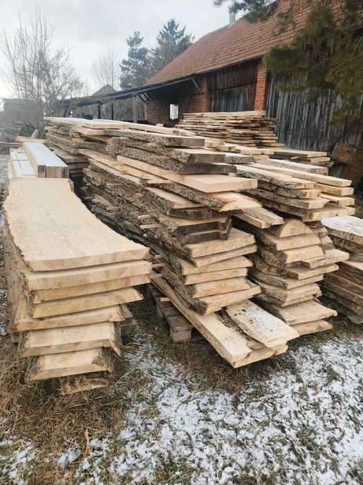 deski jesion dąb tarcica jesionowa dębowa mokra 5 cm 50mm