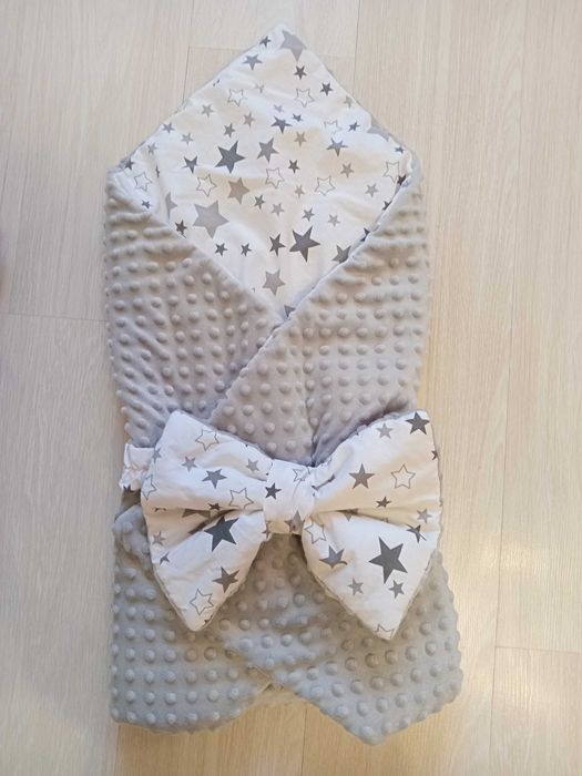 Конверт- ковдра для новонароджених на виписку. Двосторонній.