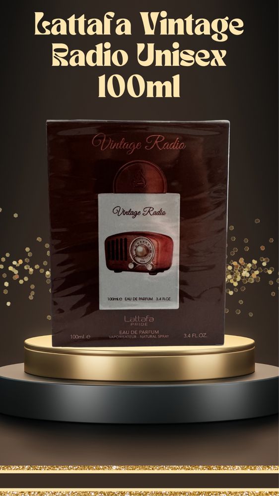 Perfume Lattafa Vintage Radio 100ml Unisexo