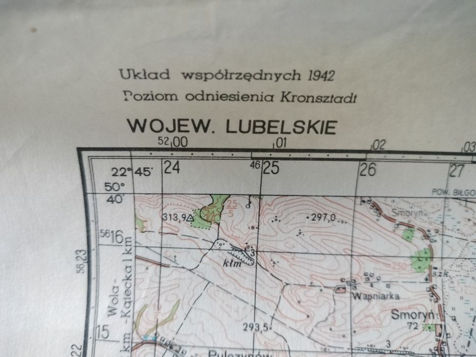 Stare mapy wojskowe topograficzne