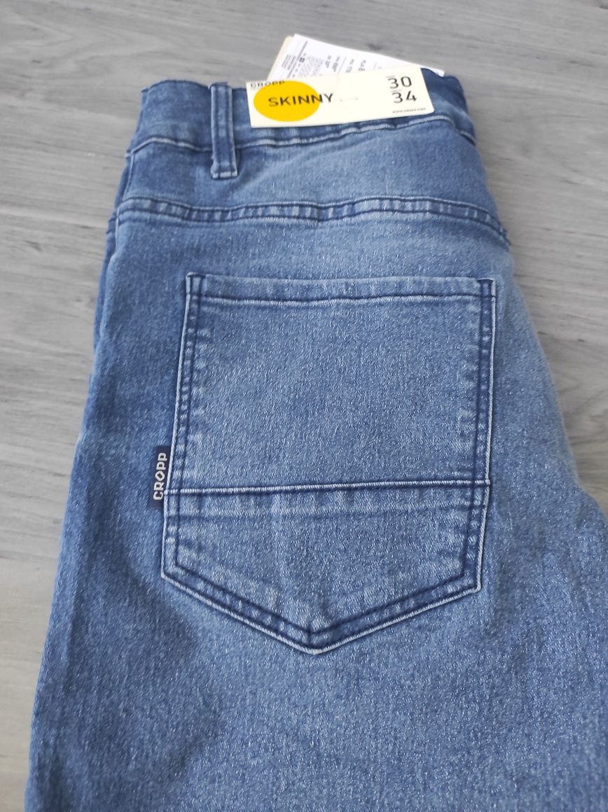 Spodnie nowe Jeansy 30/34 W30 L34 skinny NATHAN Cropp