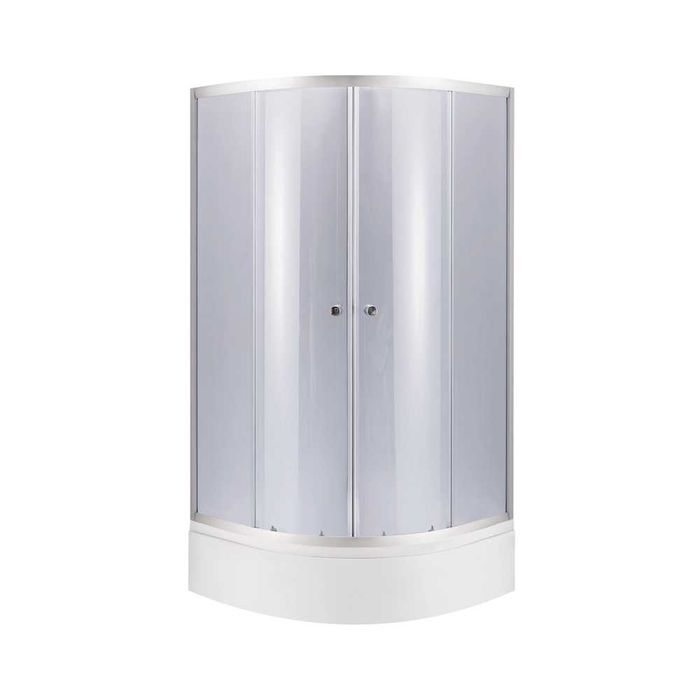 Душова кабіна скло+Середній та Глубокий піддон+Доставка+Монтаж-Польша