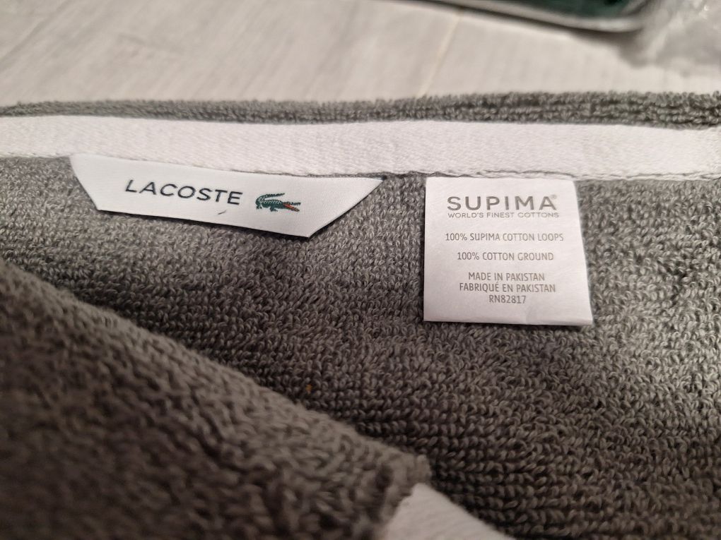 Рушник Lacoste набір з 3 штук. Оригінал.