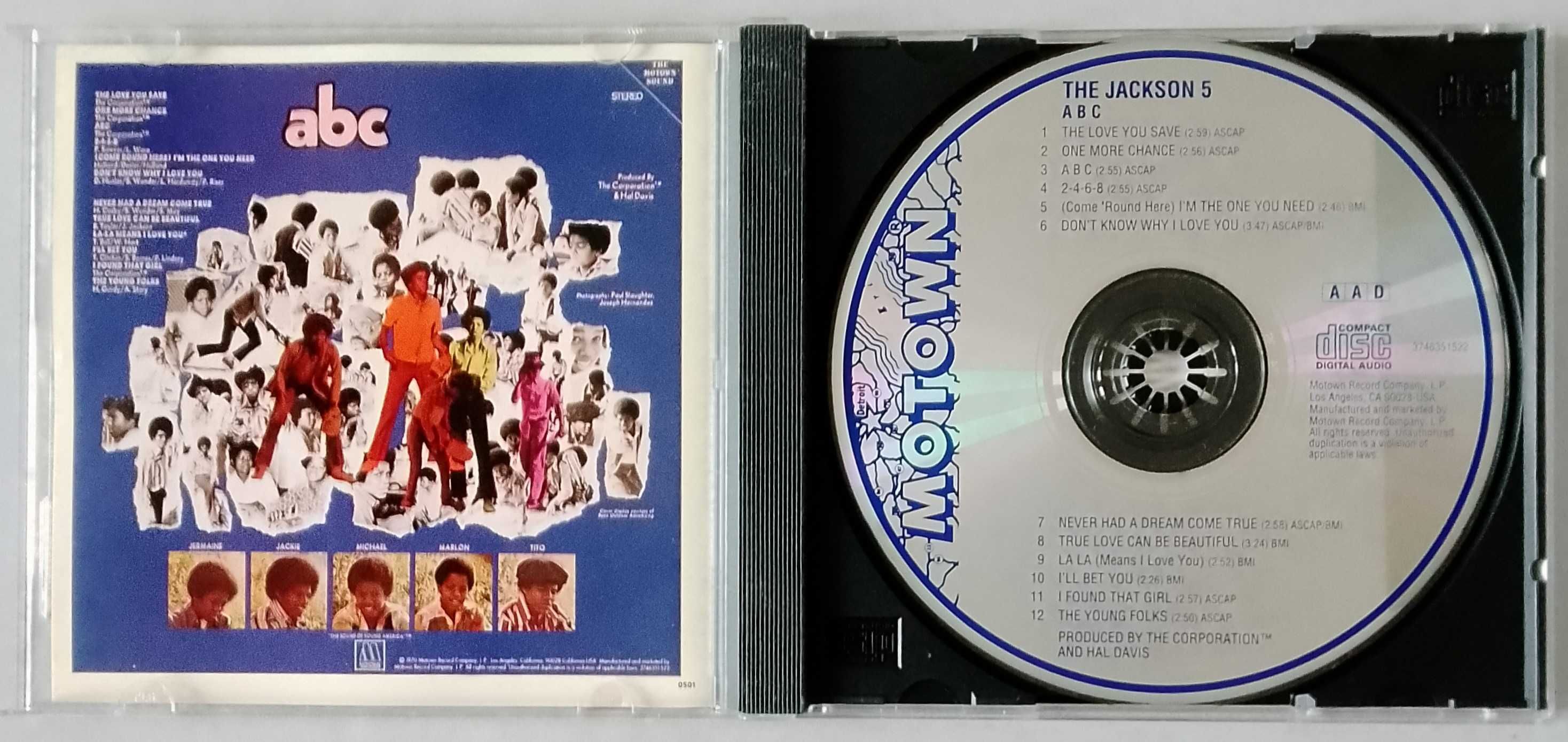 CD The Jackson 5 – ABC 1970 (Re 1991, Motown 3746351522, 2-2 02, USA)