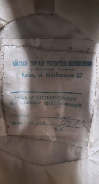 Milicja kask pluton specjalny zomo mo milicyjny kask wz 65 Dziewulski