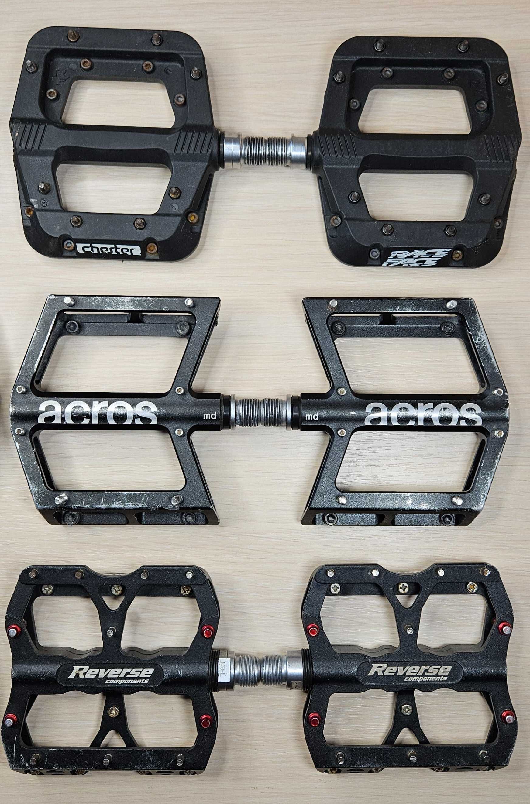 Педалі - Hope F22. Specialized 895. Reverse. ACROS MD. matrix