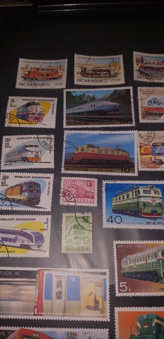 45 selos comboios