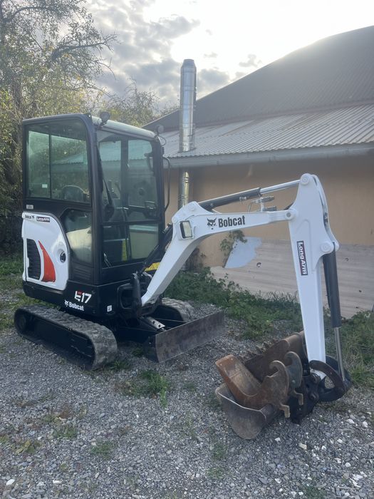 Minikoparka koparka Bobcat E17 long 3 lyzki super stan jcb kubota