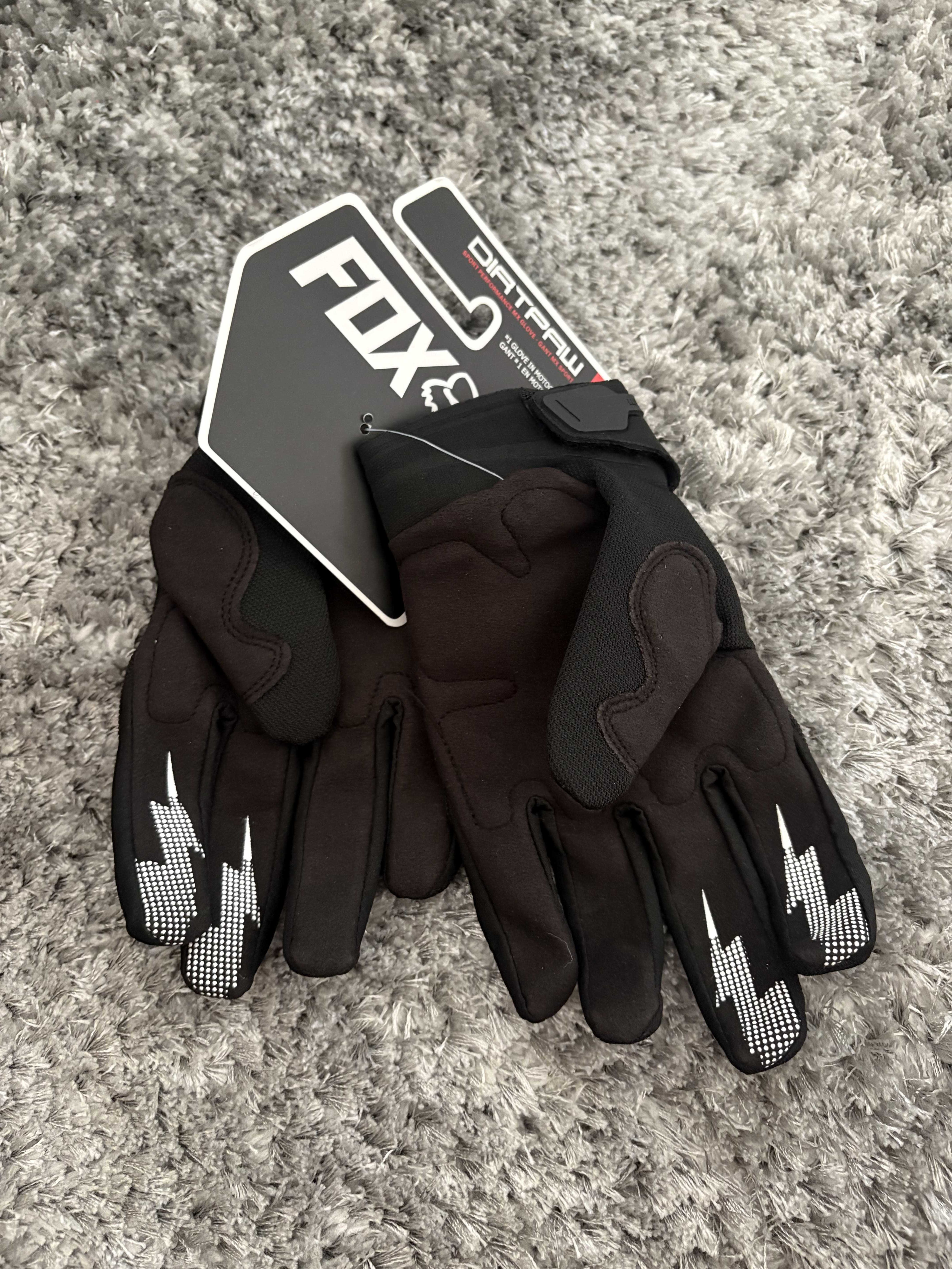 Luvas mota FOX Dirtpaw pretas (M)