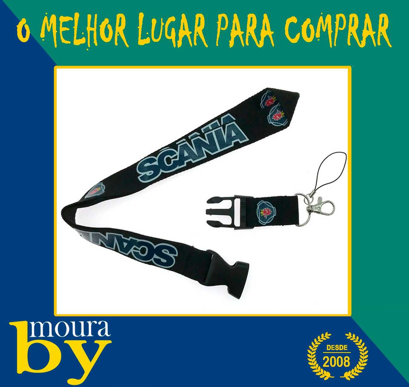 Fita de Pescoço ou Bolsas de comando Scania Lanyard