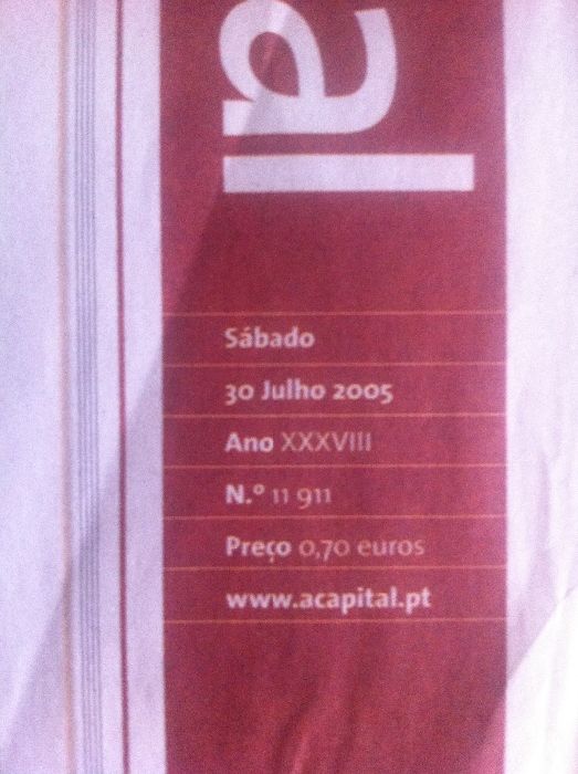 Última Edição Jornal A Capital