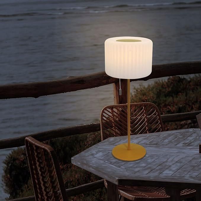 Lampa stołowa LED na zewnątrz przenośna bezprzewodowa z pilotem
