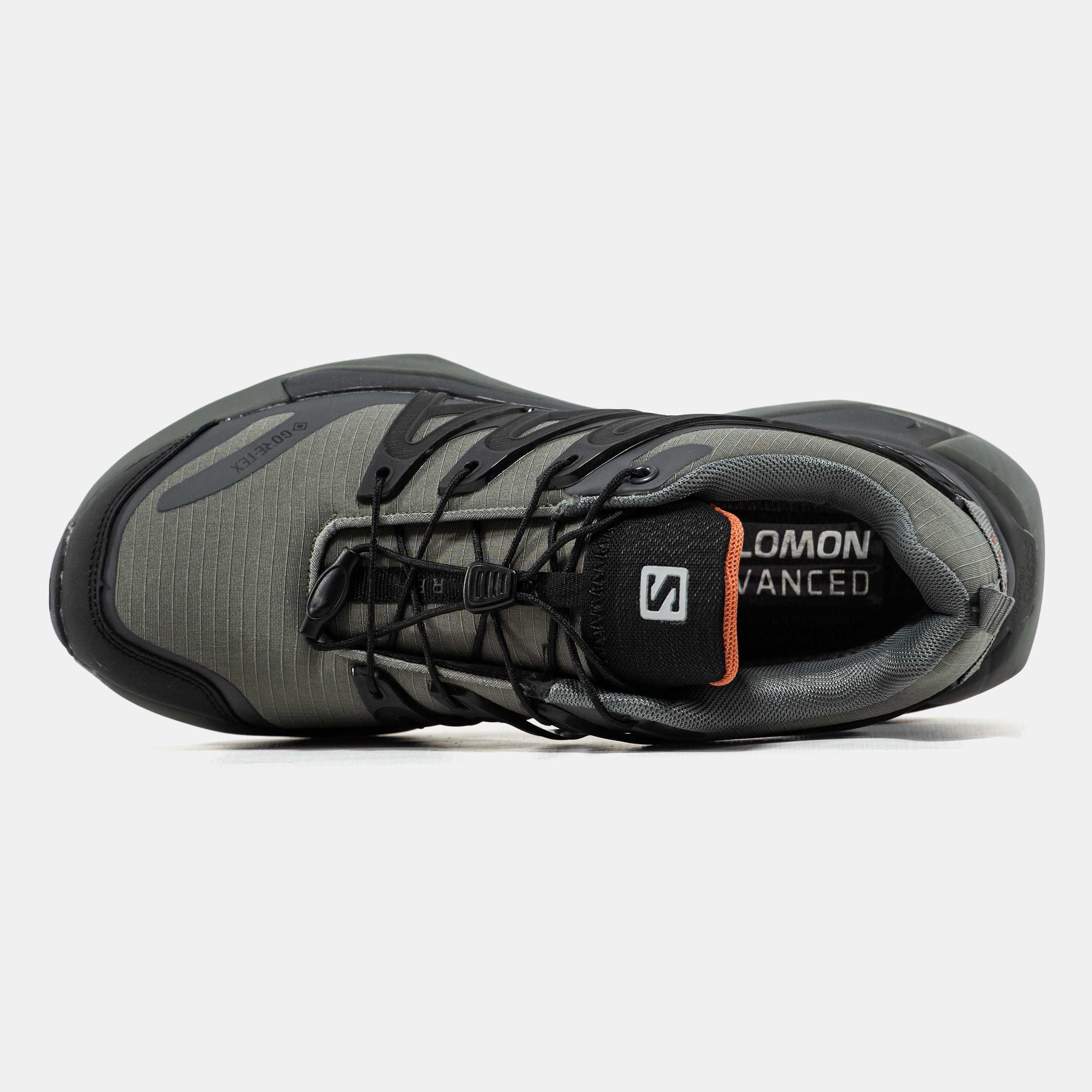 Чоловічі кросівки  Salomon XT Pu.Re Gore-Tex Термо сірий з чорним 2443