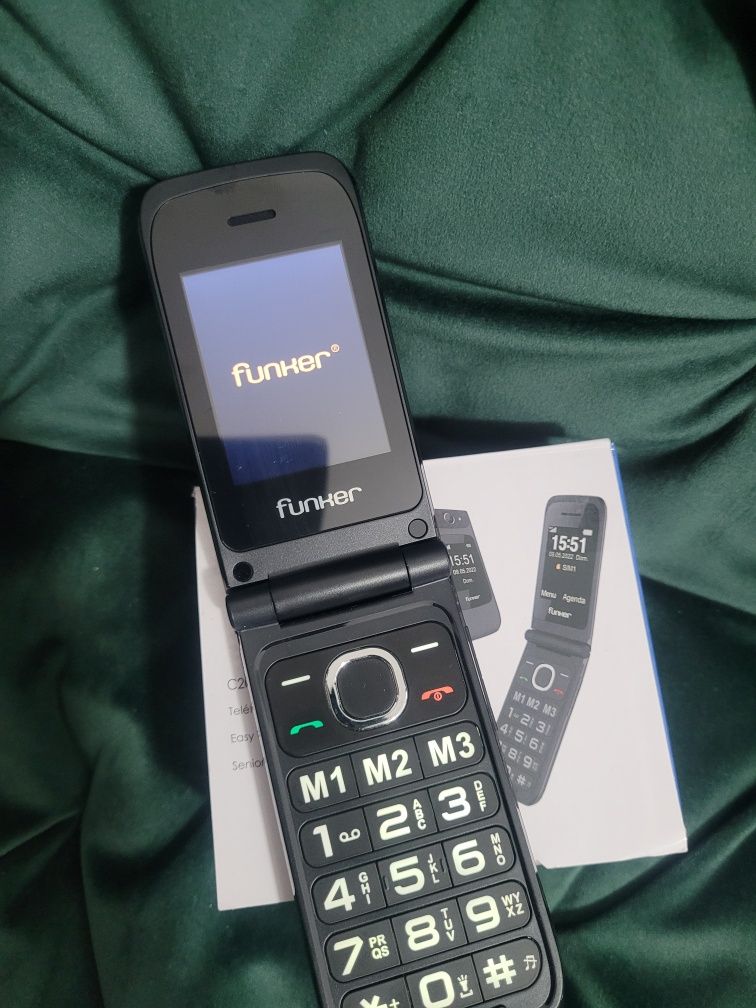 Telefon dla seniora FUNKER nowy igła
