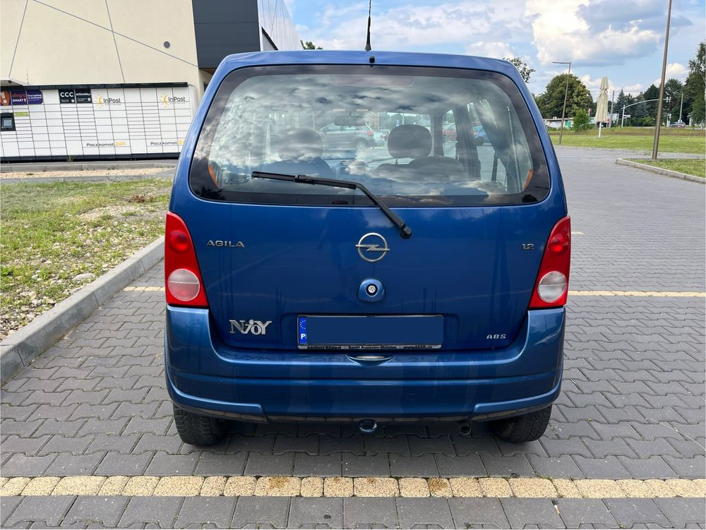 Opel Agila 2004r, 1,2 ben, przeglad do 2026, bez rdzy, progi cale