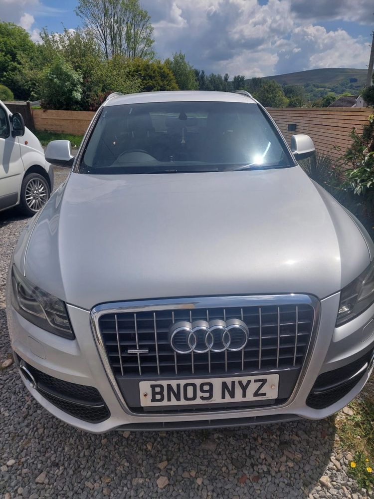 AUDI Q5 8R LX7W SLINE srebrny maska zderzak drzwi błotnik klapa części