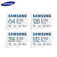 Карта памяти microSD SAMSUNG EVO Plus 64GB 256GB C10 UHS-I V30 U3