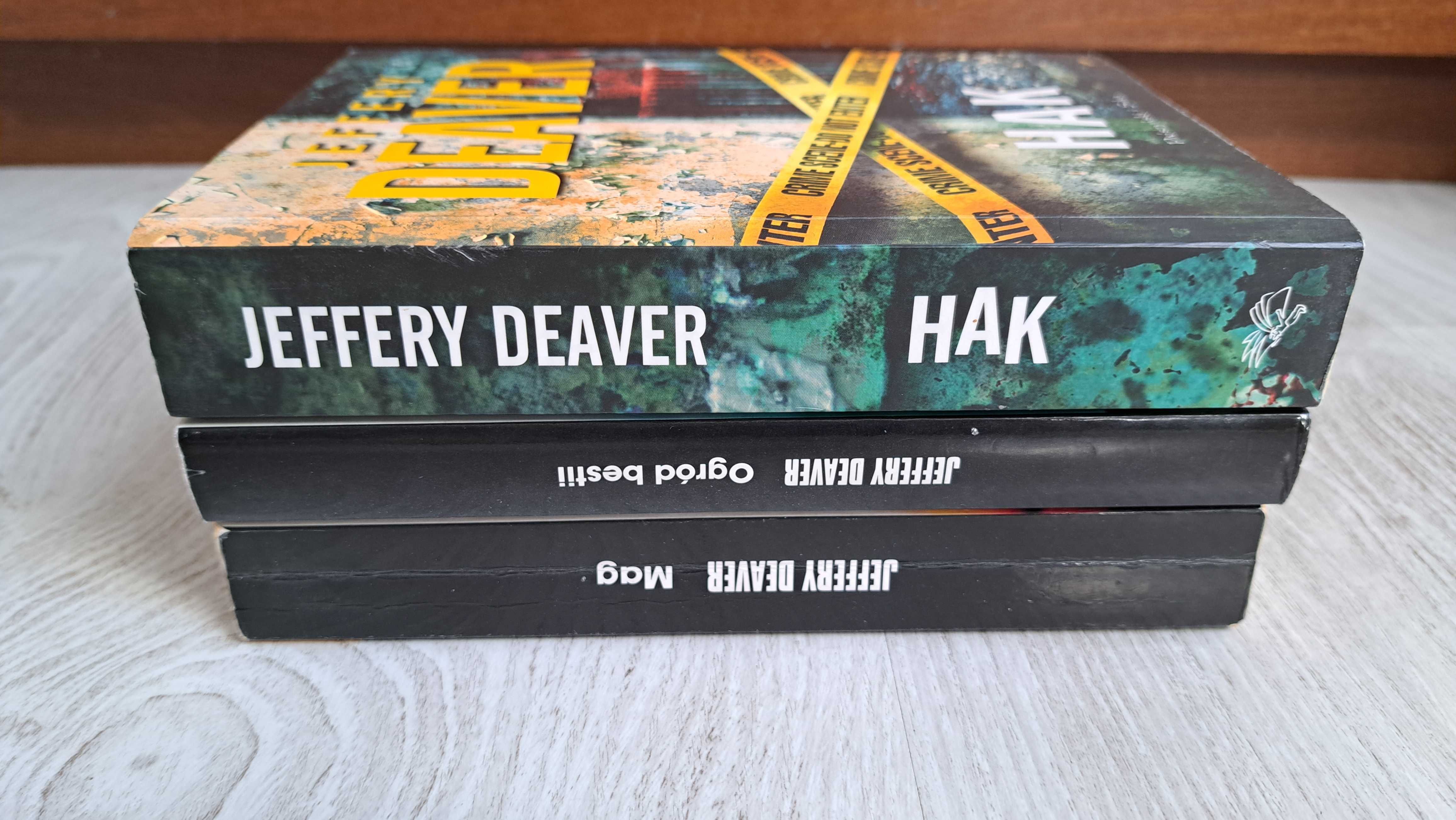3x Jeffery Deaver Hak + Ogród bestii + Mag