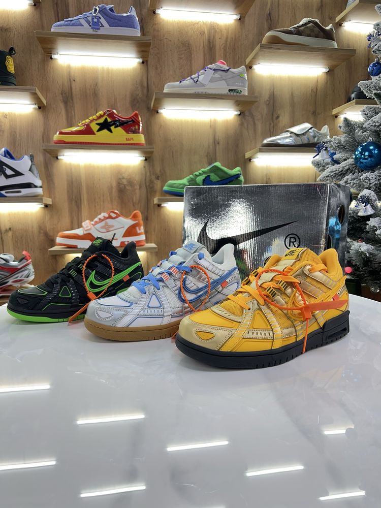 Кросівки Nike Dunk Low Rubber x Off-White Yellow