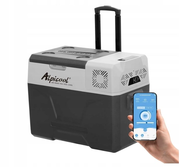 Alpicool Cx40 Lodówka Samochodowa Turystyczna 40L Zamrażarka