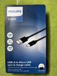 Kabel USB „Philips” 1.2m USB-A do micro-USB