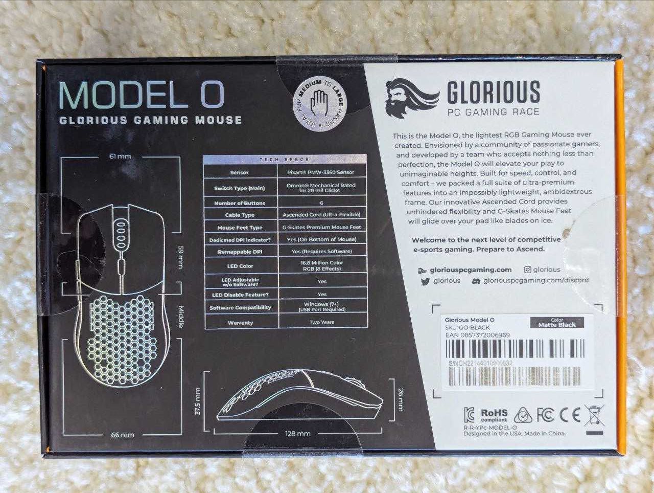Ігрова миша Glorious Model O