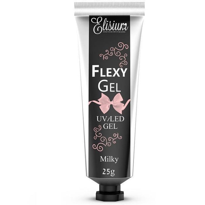 Elisium Flexy Gel Żel Do Przedłużania Paznokci Milky 25G (P1)