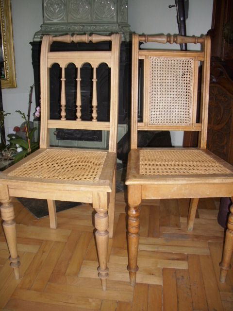 Krzesła drewniane 1910