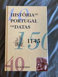 1 livro história Portugal , por datas . Total 3 liv