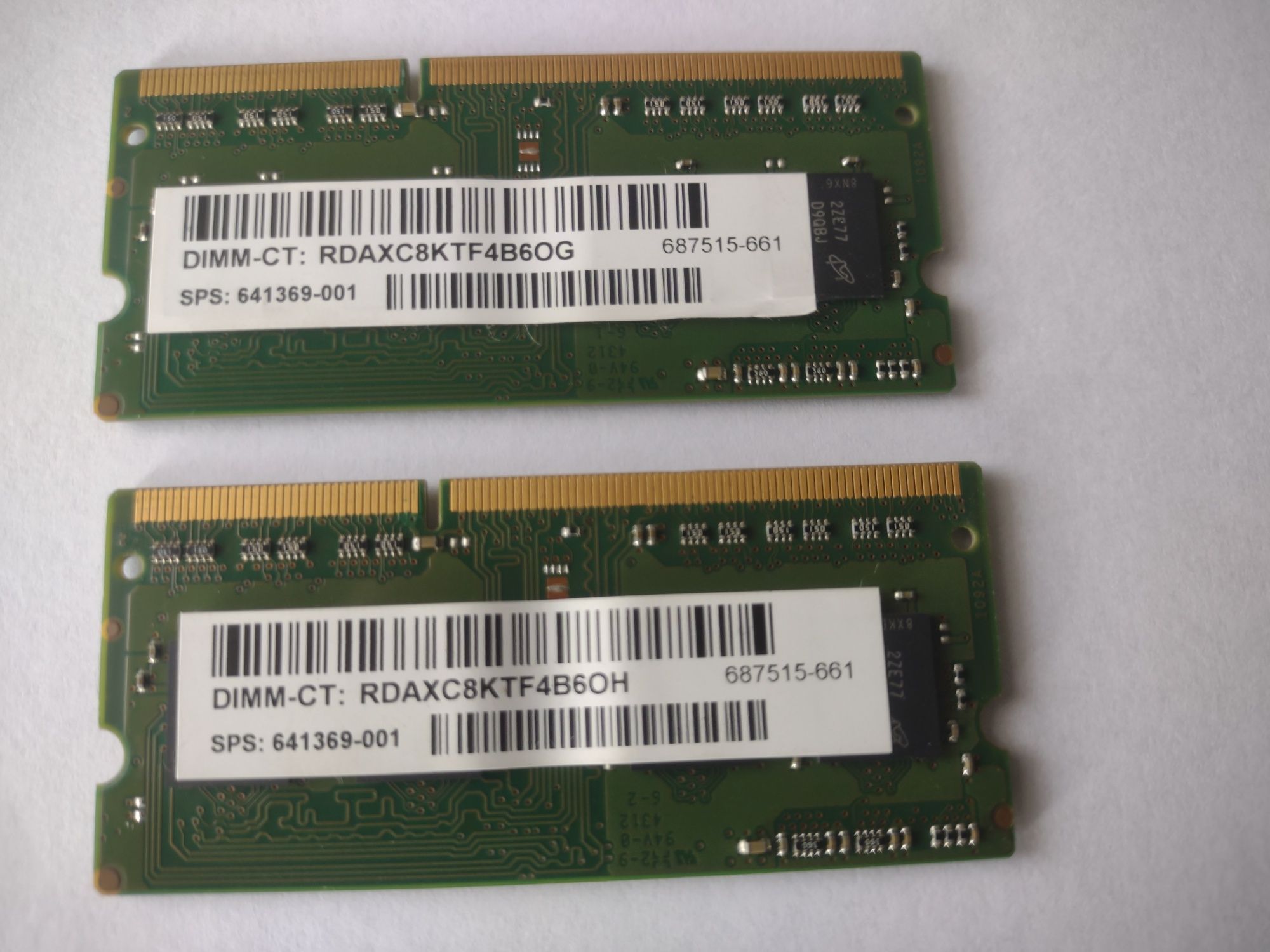 Pamięć RAM do laptopa Micron 8GB 2x4GB DDR3L PC3L 1,35V 1600MHZ SODIMM