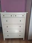 Komoda hemnes ikea biała 6 szuflad