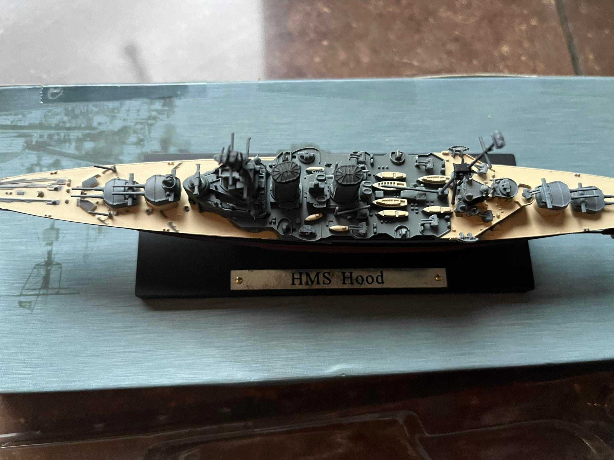 Okręt statek HMS Hood model Deagostini