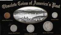 SILVER Coin Set Obsolete Coins Of America's Past Historic  Nr.246