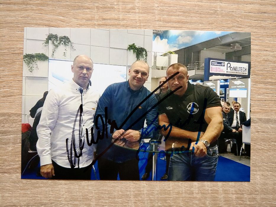 Oryginalny autograf Krzysztof GŁOWACKI i Mariusz PUDZIANOWSKI 2w1