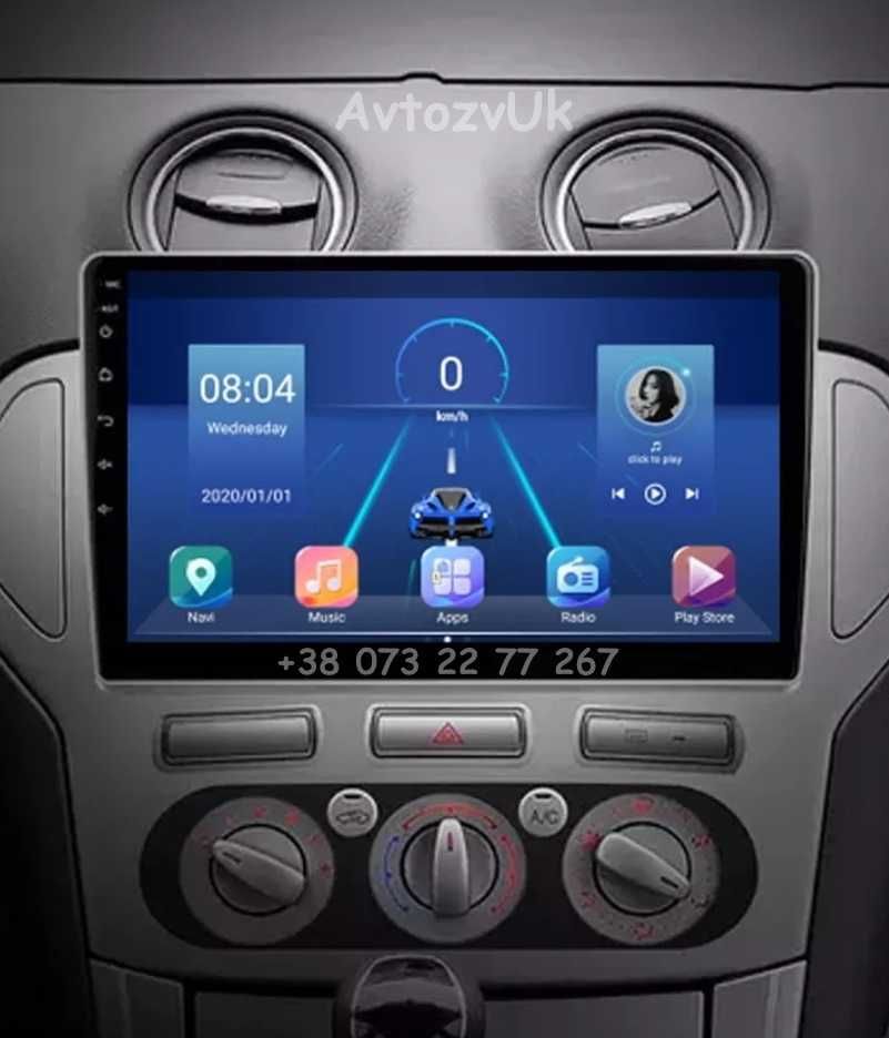 Магнитола MONDEO Ford Форд Мондео GPS USB 2 дин din CarPlay Android 14