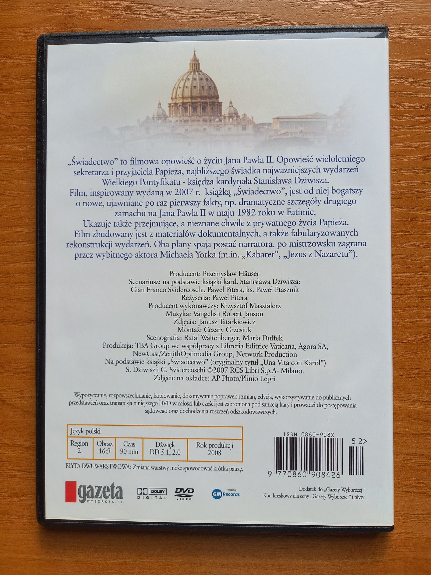 Świadectwo - film DVD