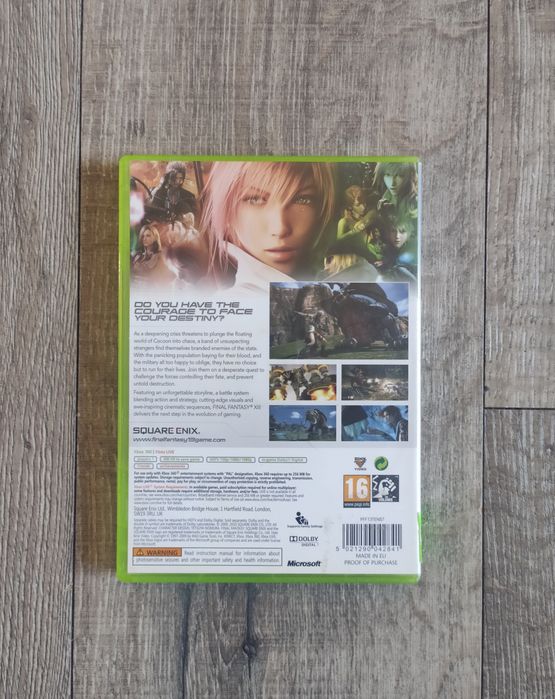 Gra Xbox 360 Final Fantasy XIII Wysyłka OLX Gwarancja Elbląg Pobranie