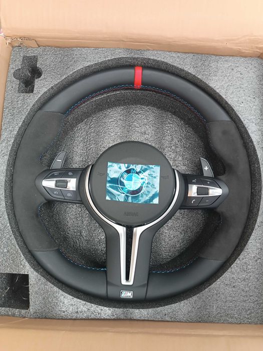 М руль для bmw f серії f10 f30 та ін.(алькантара)