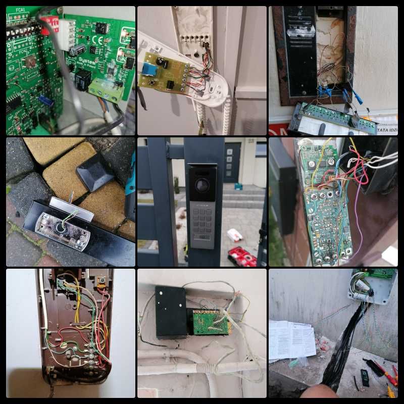 Serwis bram wjazdowych, domofony,wideodomofony , instalacje elektryczn