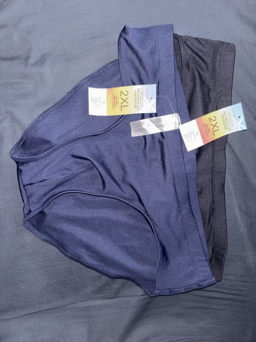 Kąpielówki męskie slipy czarne i granatowe XXL