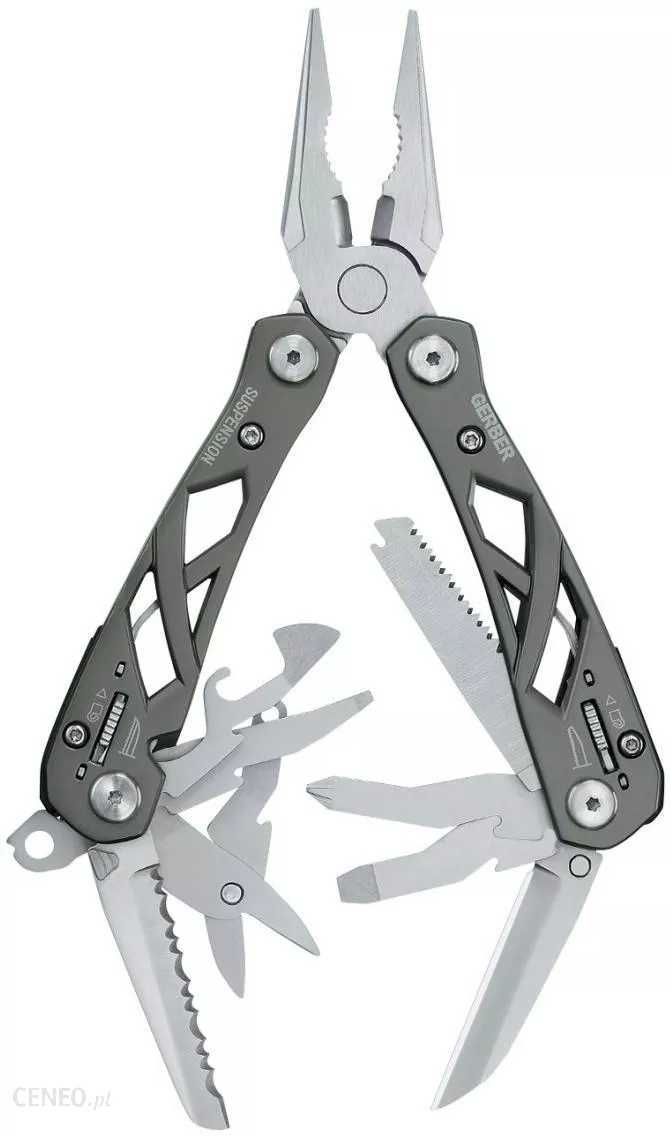 NOWY Scyzoryk Multitool Survival GERBER SUSPENSION USA 11w1