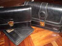 Bolsa/Carteira de homem em cabedal